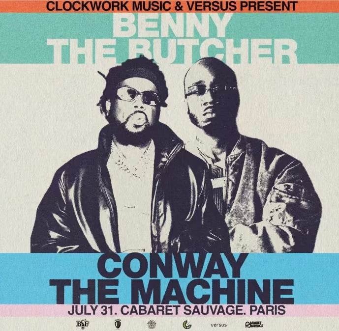Concert Benny the rutcher & conway the machine - Paris