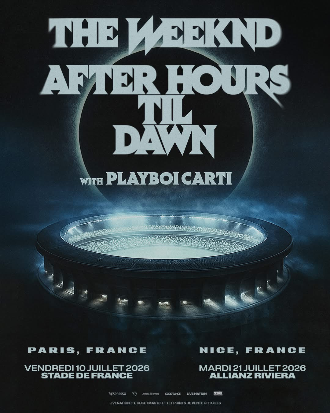 Billet Concert The Weeknd Tour- Stade de France
